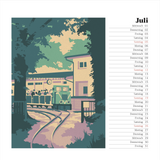 2026 Halle Kalender (quadratisch, 21 x 21 cm)