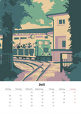 2026 Halle Kalender (DIN A3)