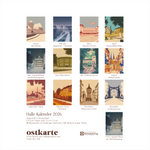 2026 Halle Kalender (quadratisch, 21 x 21 cm)