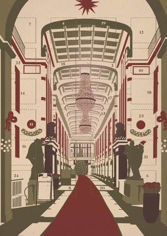 Schoko-Adventskalender, Mädlerpassage Leipzig