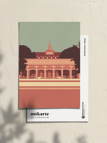 Grassimuseum, Postkarte A6