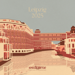 2025 Leipzig Kalender (klein, quadratisch)