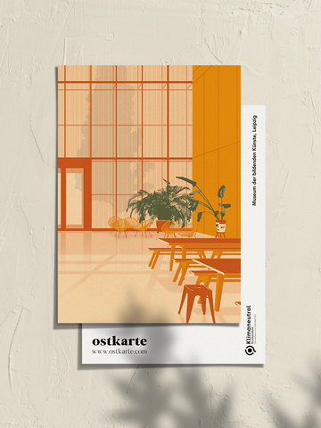 Museum der bildenden Künste (MdbK), Postkarte A6