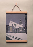 Nikolaikirche, Kunstdruck A4/ A3