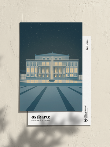 Oper Leipzig, Postkarte A6