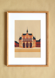 Rathaus Erfurt, Kunstdruck A4/ A3