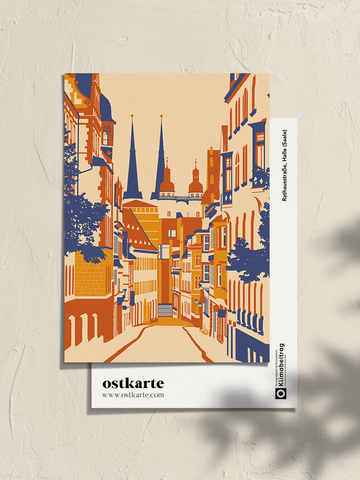 Rathausstraße, Postkarte A6