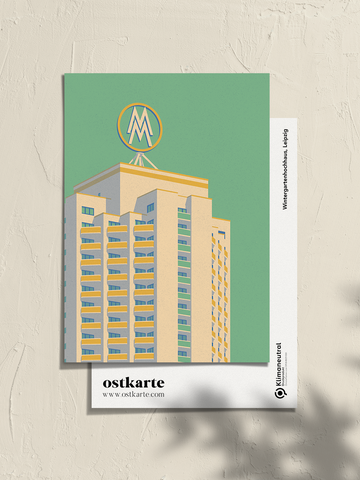 Wintergartenhochhaus, Postkarte A6