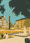 August-Bebel-Platz, Kunstdruck A4/ A3