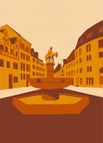 Eselsbrunnen, Kunstdruck A4/ A3