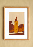 Leipziger Turm, Kunstdruck A4/ A3